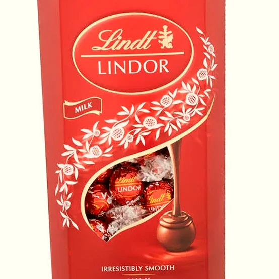 Lindt Lindor Chocolate ao Leite - 75g, imagem ilustrativa
